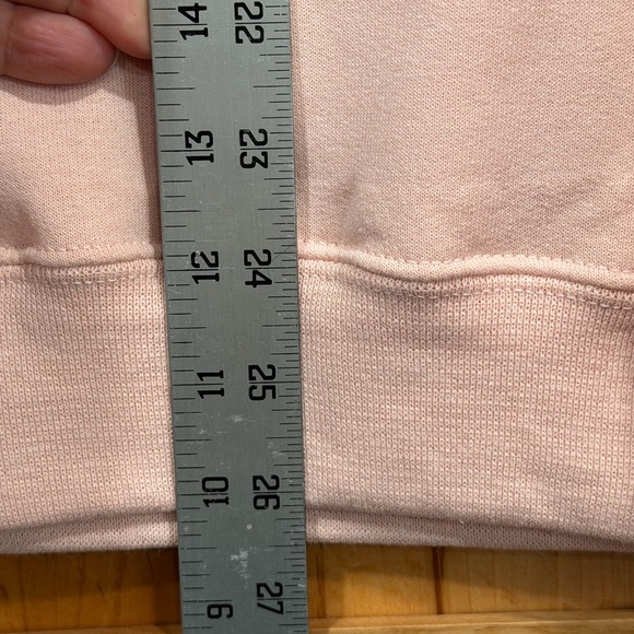 Valentine’s Pink Sweatshirt with Heart Bow Design, Coquette, Size Medium - Picture 3 of 6